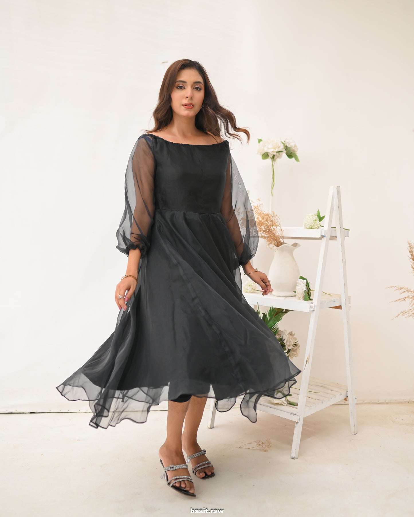 Black Off- Shoulder Dress