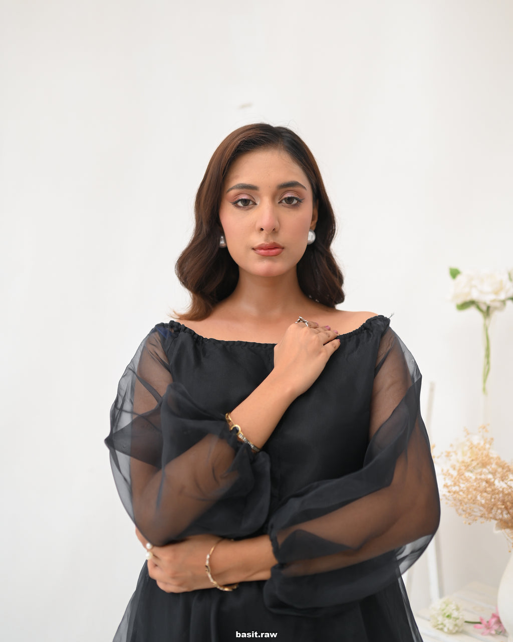 Black Off- Shoulder Dress